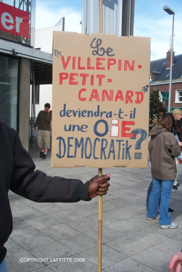 Manif anti CPE Amiens