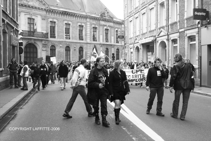 Manif anti CPE Amiens