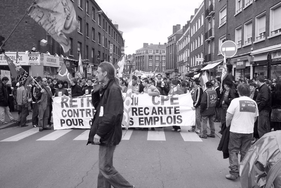 Manif anti CPE Amiens