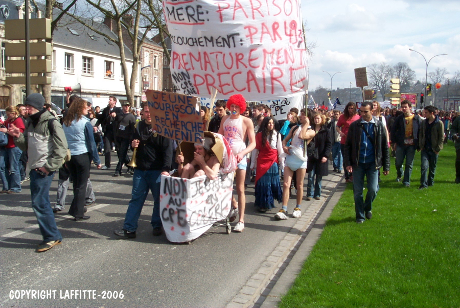 Manif anti CPE Amiens