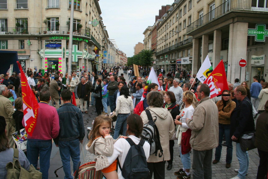 Manifestation  RESF le 05-09-2007 Amiens