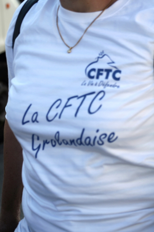 Manifestation CFTC au 3 féstival du film GROLANDAIS