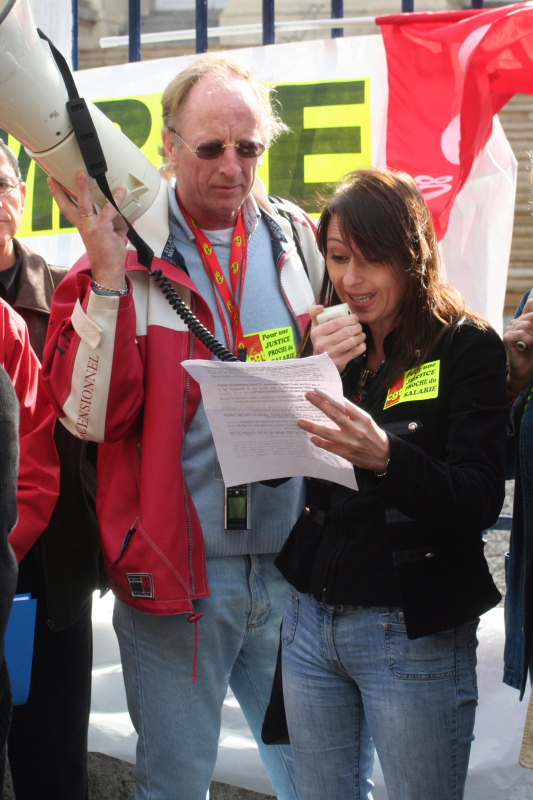 Manifestation contre la carte judiciaire