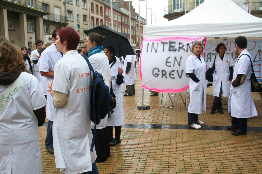 Greve des internes (picardie)