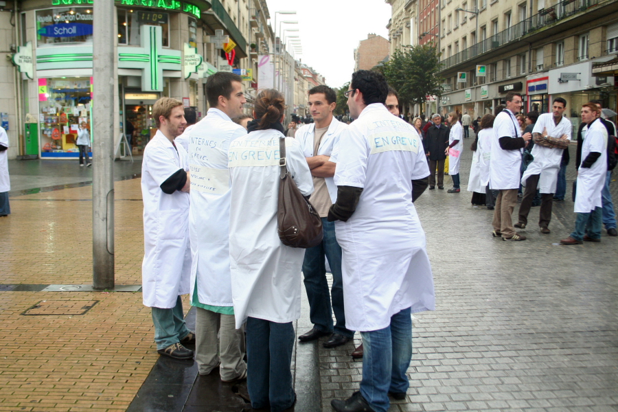 Greve des internes (picardie)