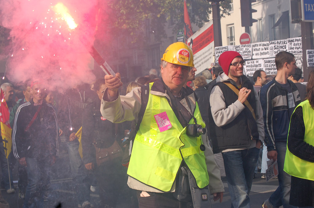 Manif jeudi 18 oct. 2007 Paris