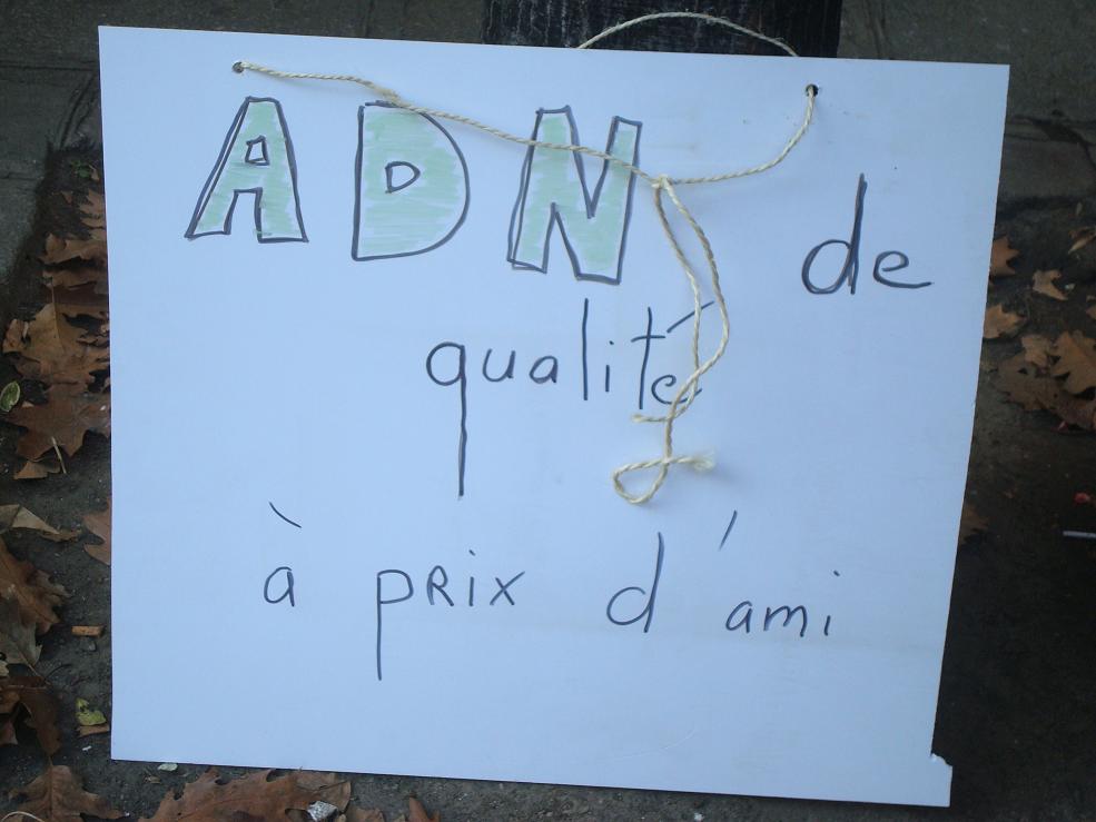 ADN, à vendre !