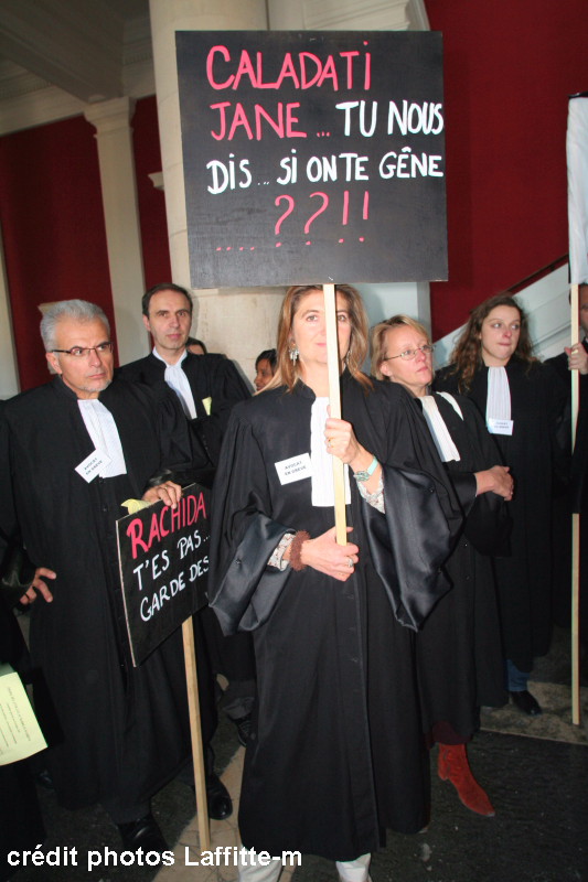 le 23-10-2007 gréve des avocats TGI Amiens