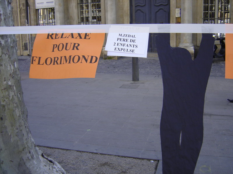 Manifestation de soutien à Florimond Guimard (Aix en Provence le 22 octobre 2007)