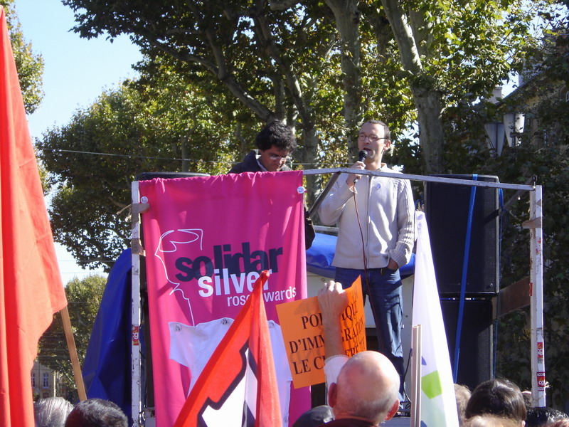 Manifestation de soutien à Florimond Guimard (Aix en Provence le 22 octobre 2007)