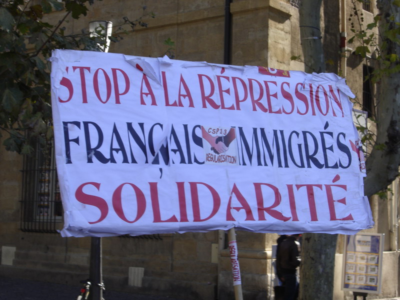 Manifestation de soutien à Florimond Guimard (Aix en Provence le 22 octobre 2007)