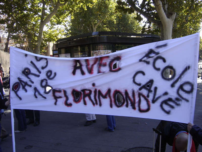 Manifestation de soutien à Florimond Guimard (Aix en Provence le 22 octobre 2007)