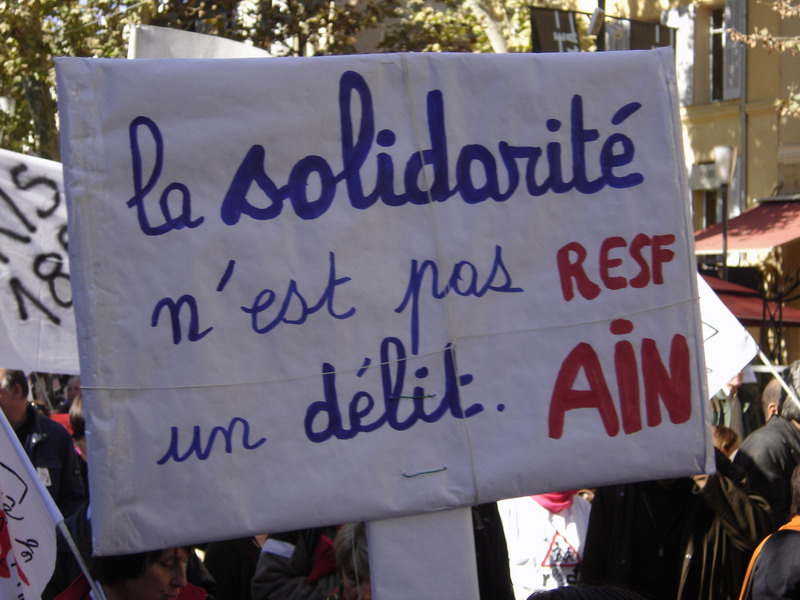 Manifestation de soutien à Florimond Guimard (Aix en Provence le 22 octobre 2007)