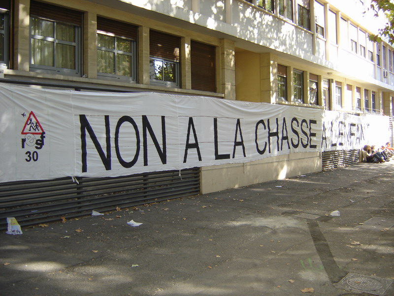 Manifestation de soutien à Florimond Guimard (Aix en Provence le 22 octobre 2007)