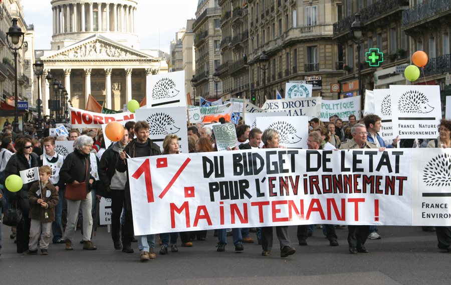 1% du budget de l'état pour l'environnement!