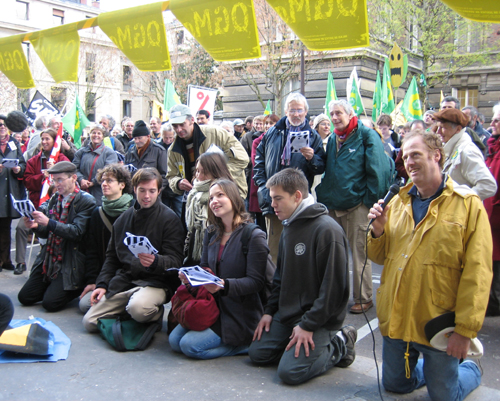 Manifestation de soutien faucheurs OGM