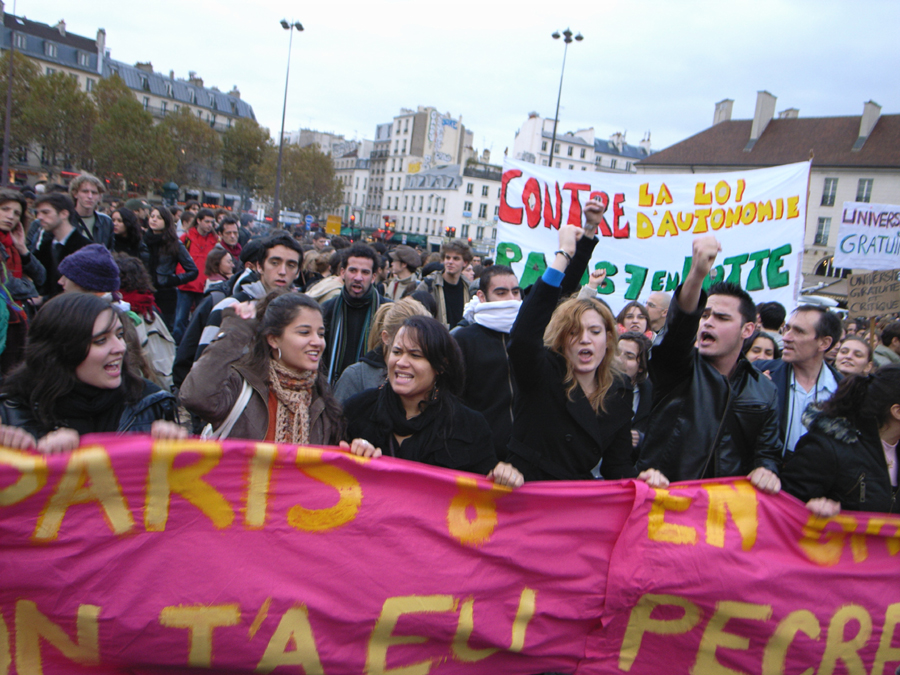 Paris 8 en grève