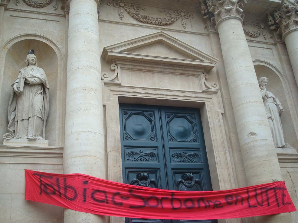 Tolbiac-Sorbonne en LUTTE