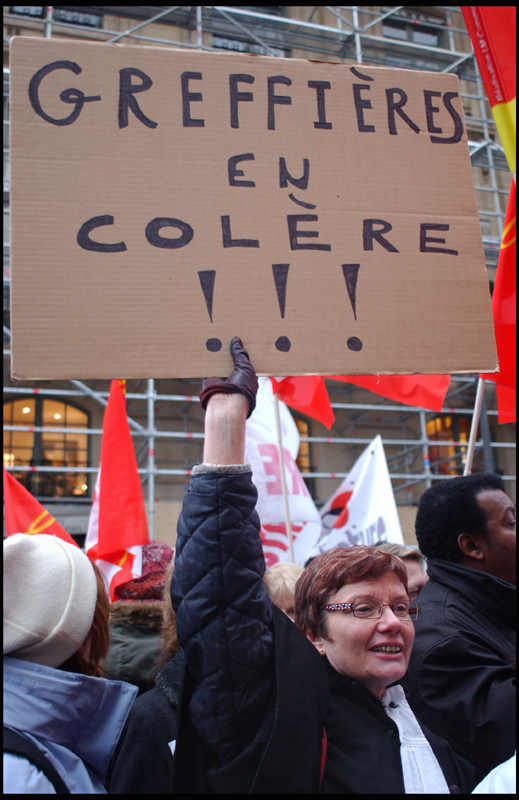 Greffières en colère