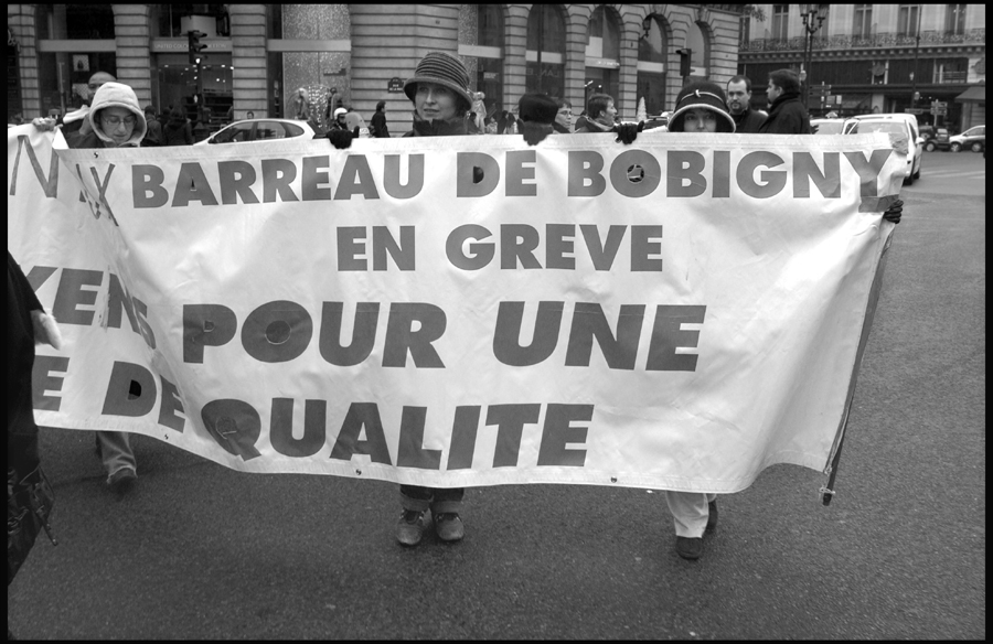 Barreau de Bobigny en grève