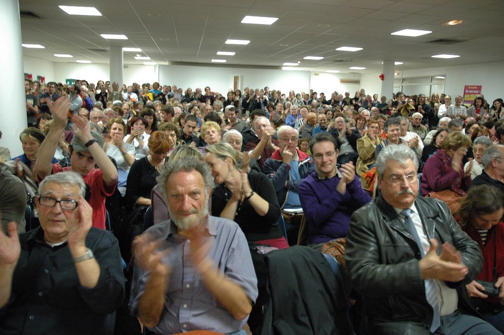 Meeting unitaire contre le traité à Montpellier, le 6 décembre.