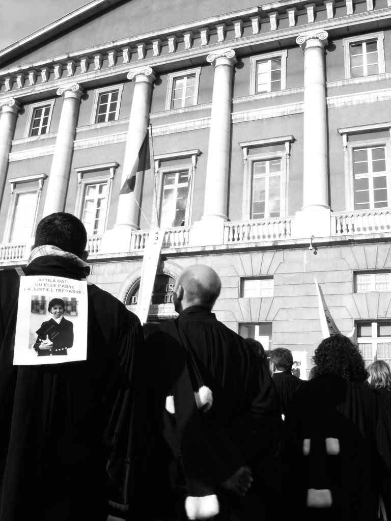 MANIFESTATION DEVANT LE PALAIS DE JUSTICE DE CHAMBERY