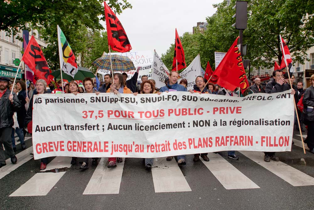 Manifestation du 19/05/2003 à Paris