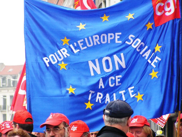 Euromanif à Bruxelles 19 mars 2005