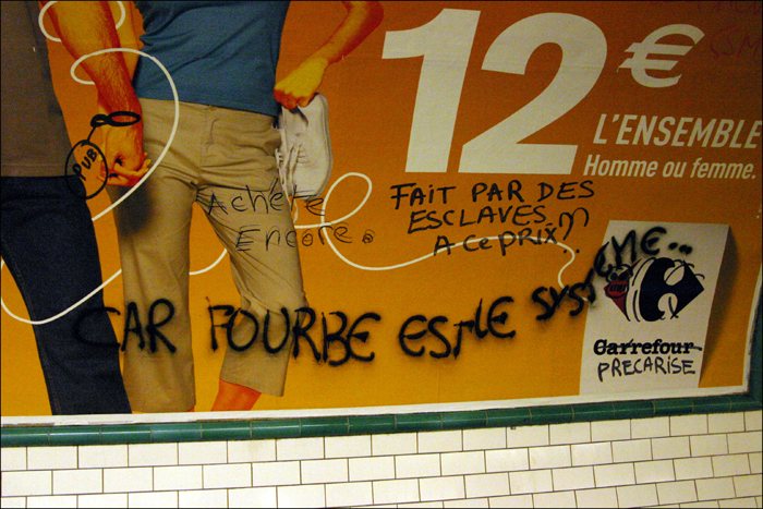 Métro parisien - mars 2006