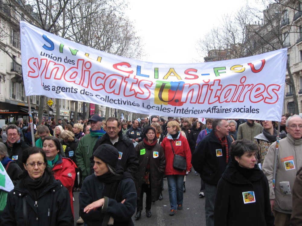 cortège du SNU CLIAS - FSU