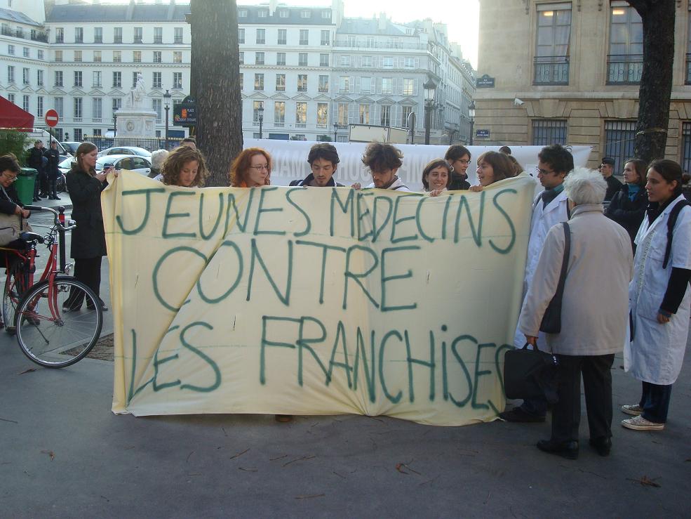 Jeunes médecins contre les franchises