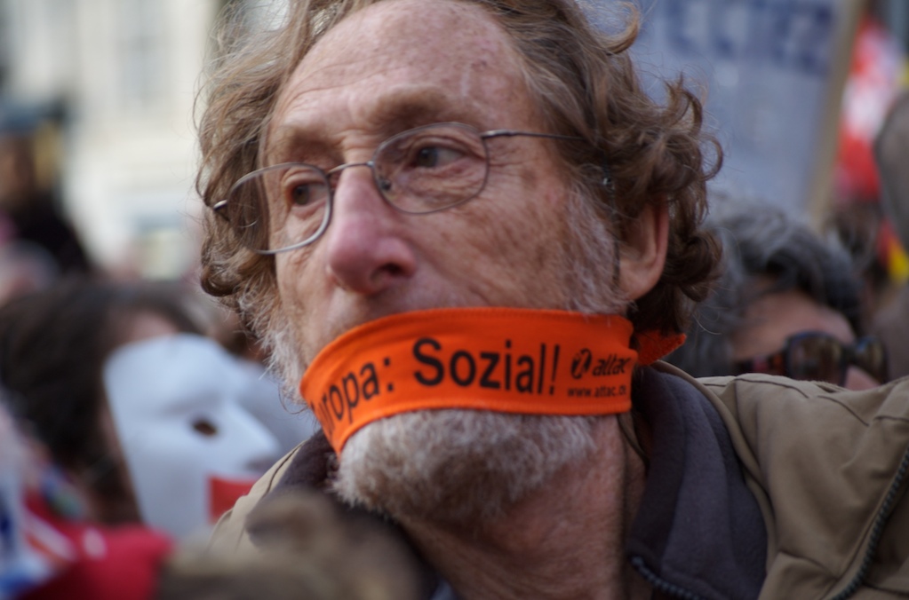 manifestant
