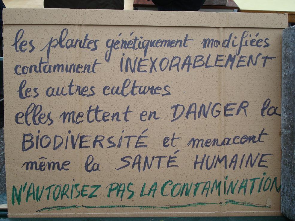 OGM = Danger biodiversité