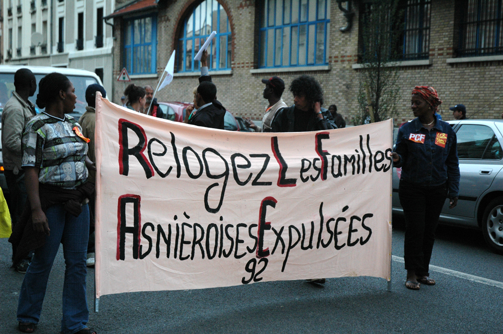 Asnieres manifestation 24 aout 2007