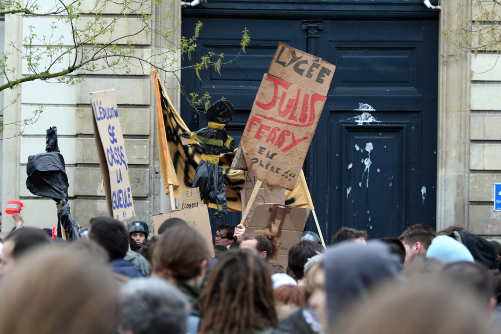 Manifestation pour la sauvegarde de l'Education nationale Versailles 28 mars 2008