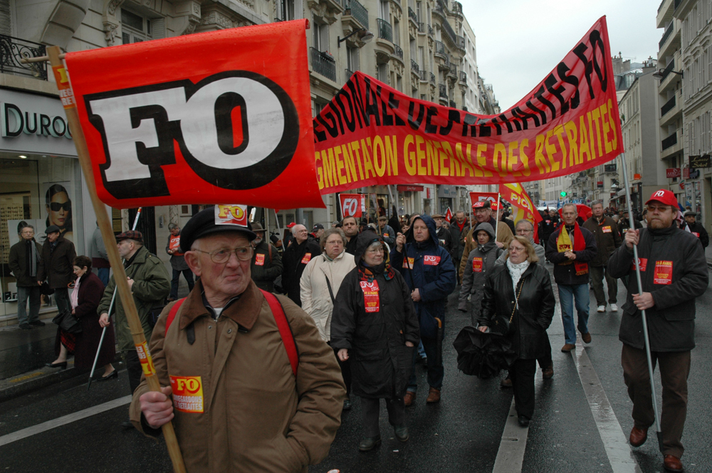 Manifestation intersyndicale 6 mars 2008