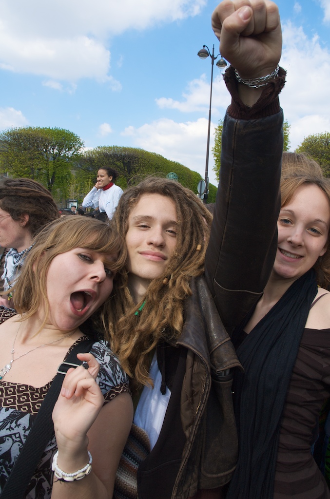 LycéensManifestation lycéenne du 3 avril à Paris