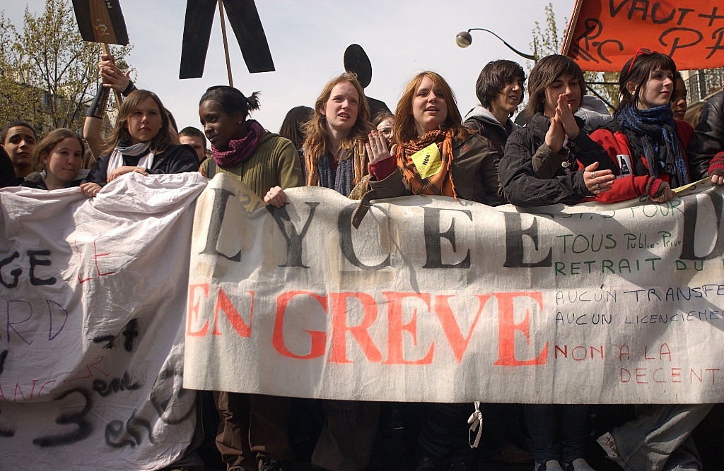 Lycée en grève