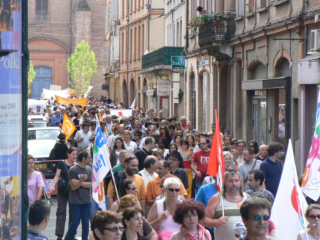 Manif 15-05-08 - Montauban 82