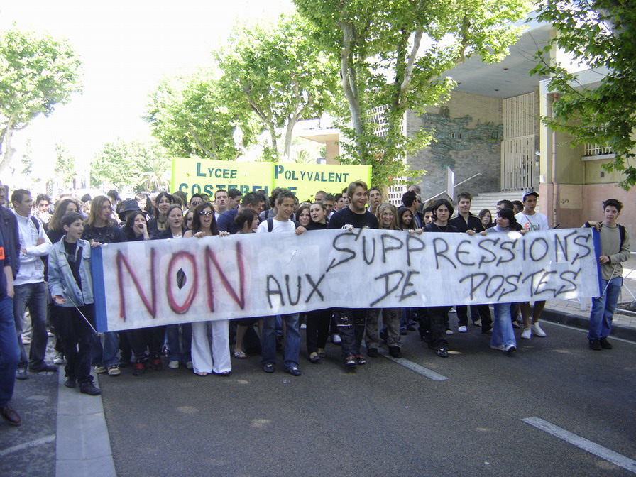 Manifestation 29 avril 2008 à Toulon