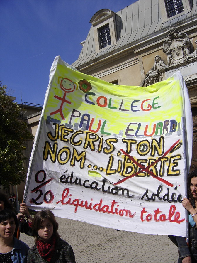 Manifestation 29 avril 2008 à Toulon