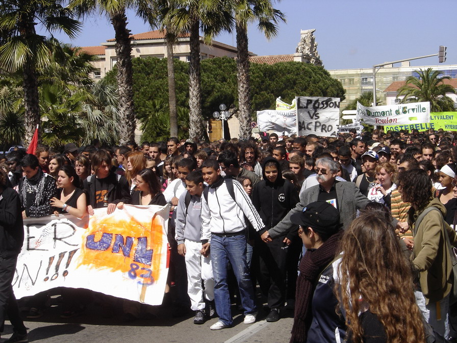 Manifestation 29 avril 2008 à Toulon