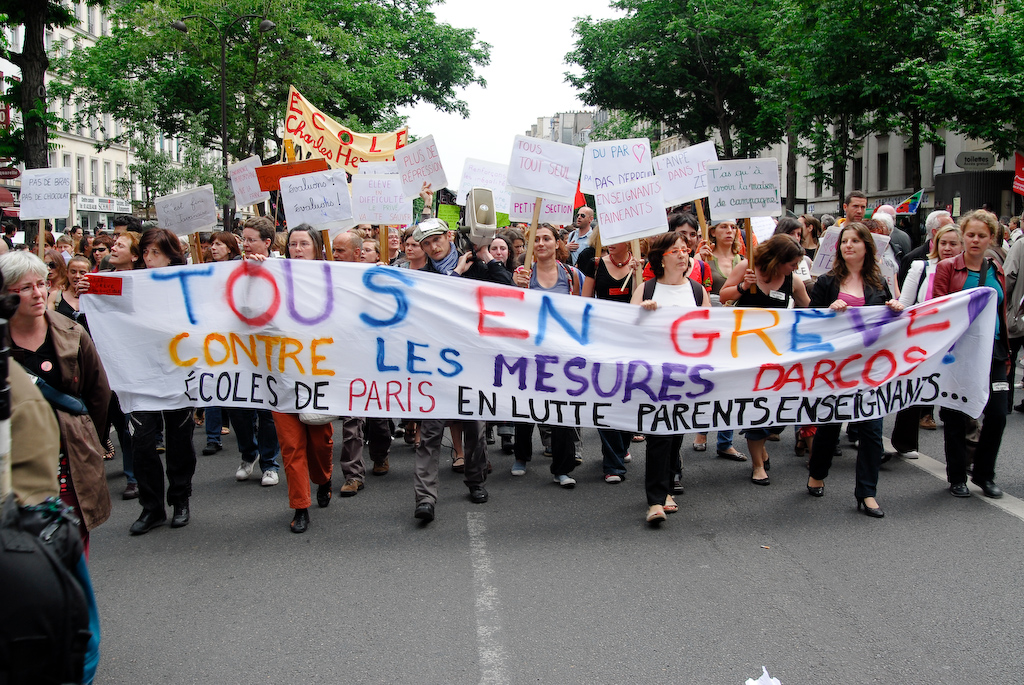 Manifestations contre la réforme des retraites jeudi 22 mai 2008