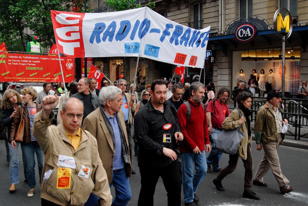 Manifestations contre la réforme des retraites jeudi 22 mai 2008