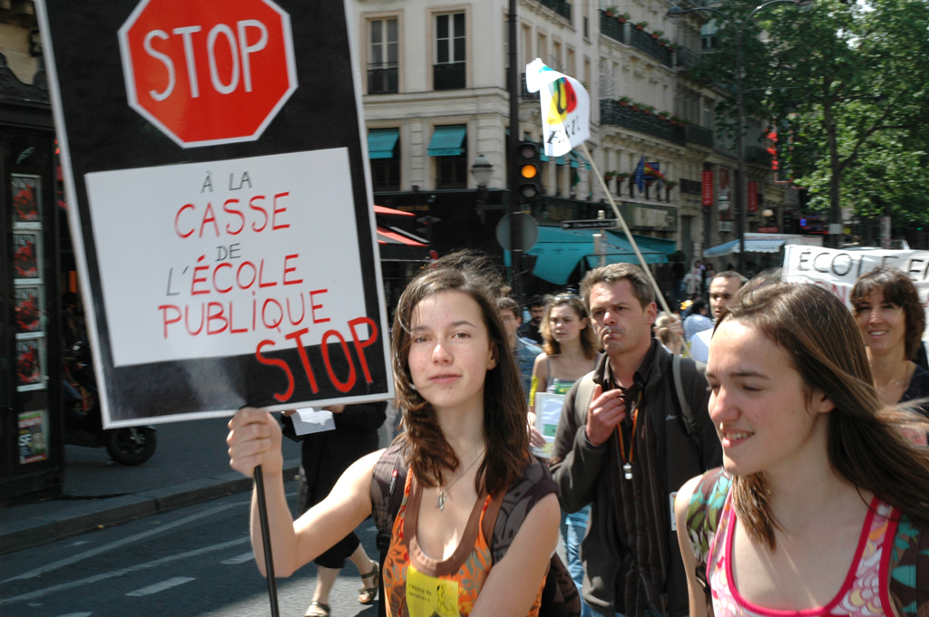 Manifestation nationale éducation 18 mai 2008