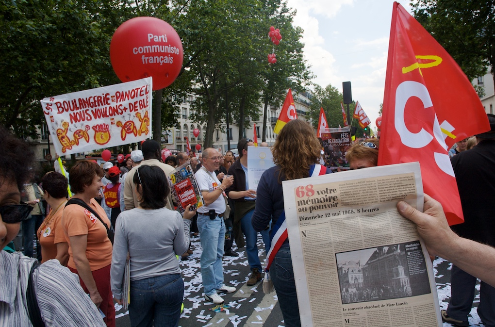 Mai 68 dans l'Huma !