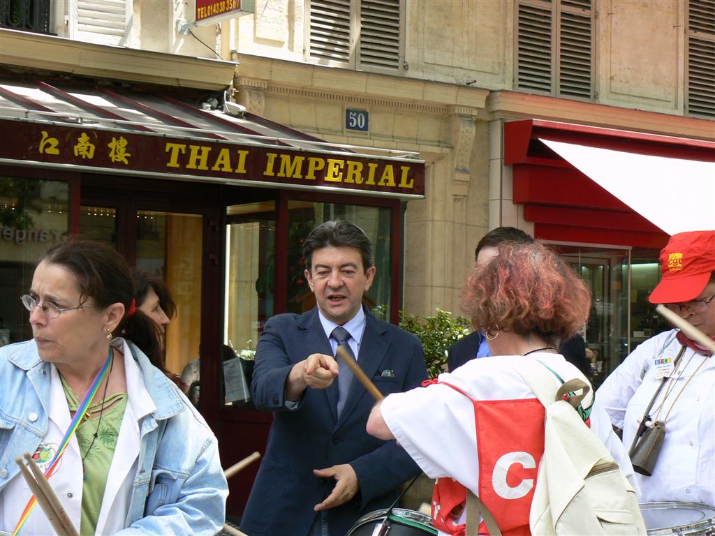 Manifestation contre la réforme des retraites . 17 juin 2008