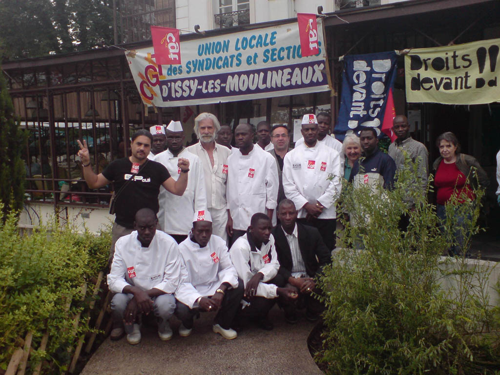 grève des sans papiers Issy