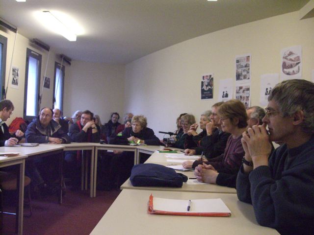 Participants à la conférence de presse