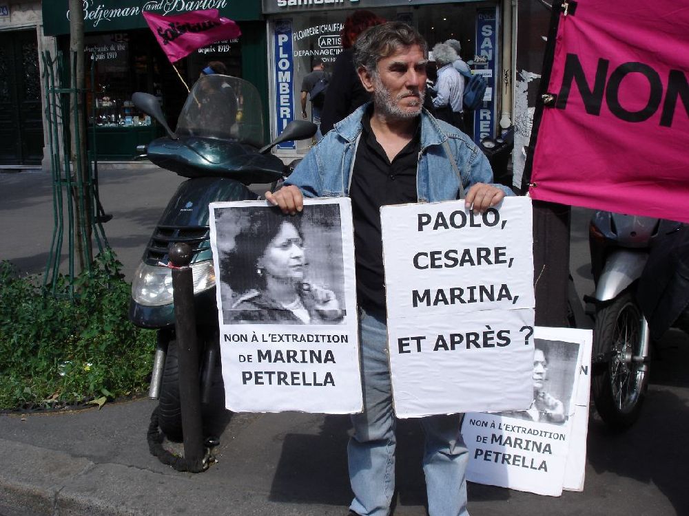 Soutien à Marina Petrella